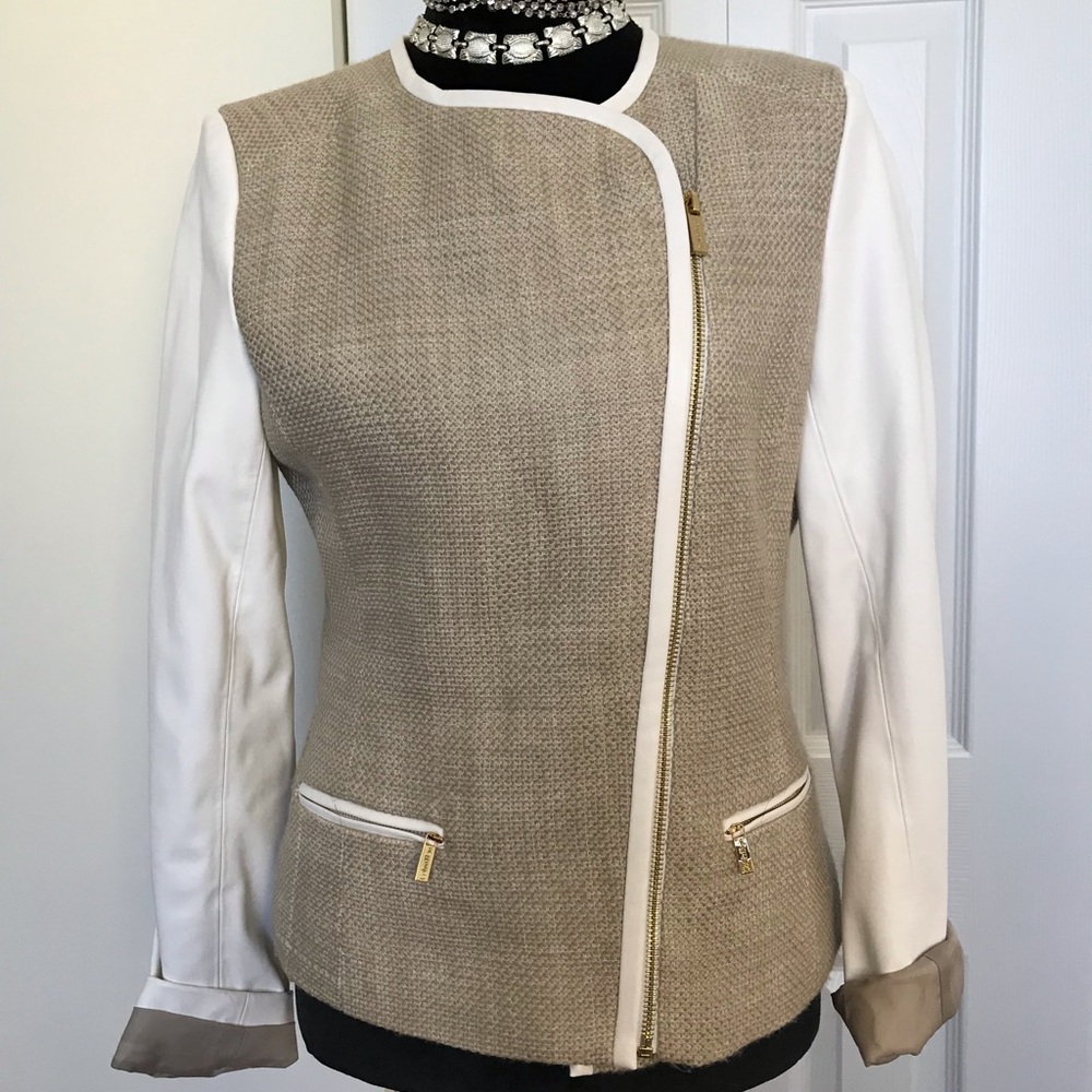 Calvin Klein women's moto jacket - Picture 4 of 10